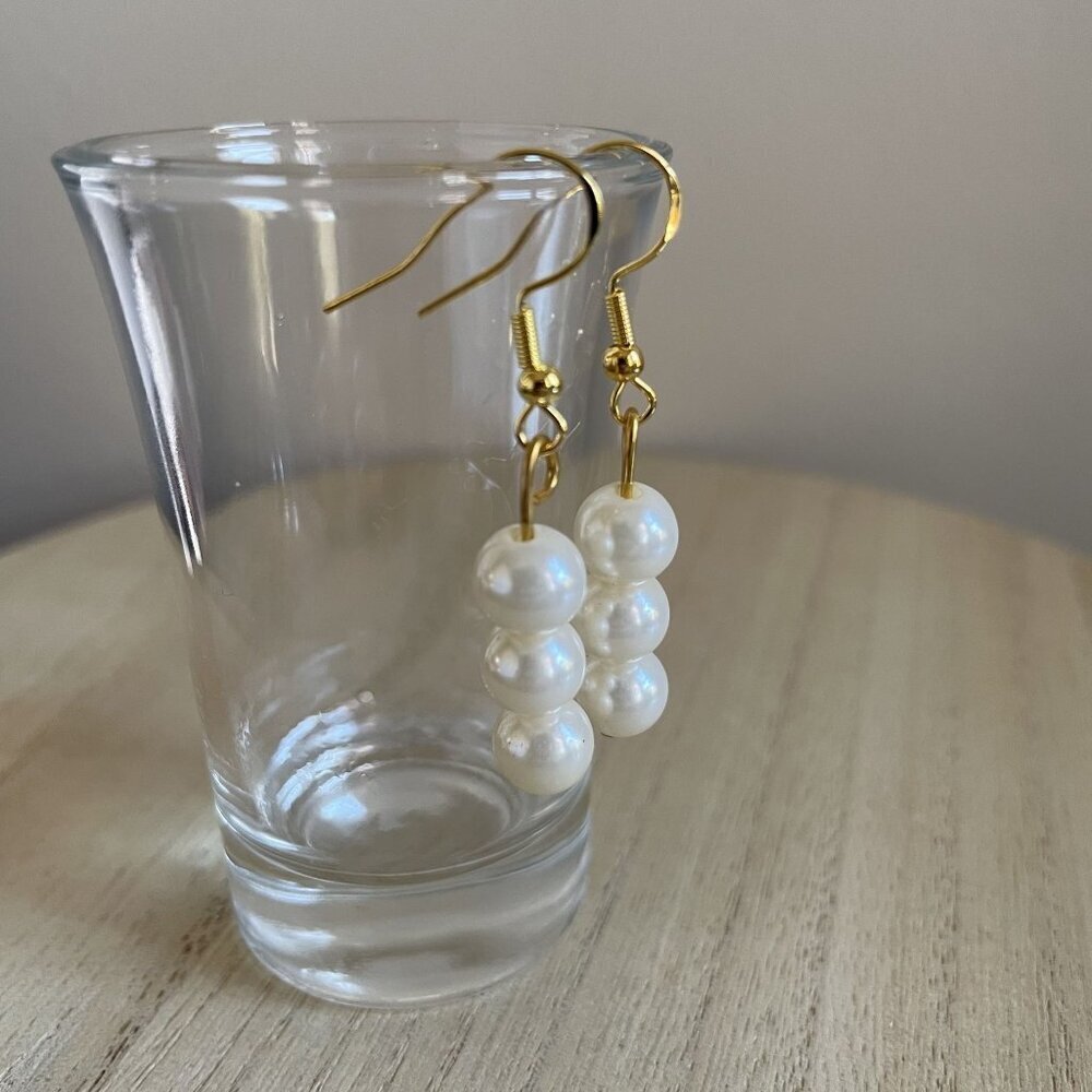 Sunshine Beaded Earrings, boho, chic, handmade, casual, gold, silver, delicate,